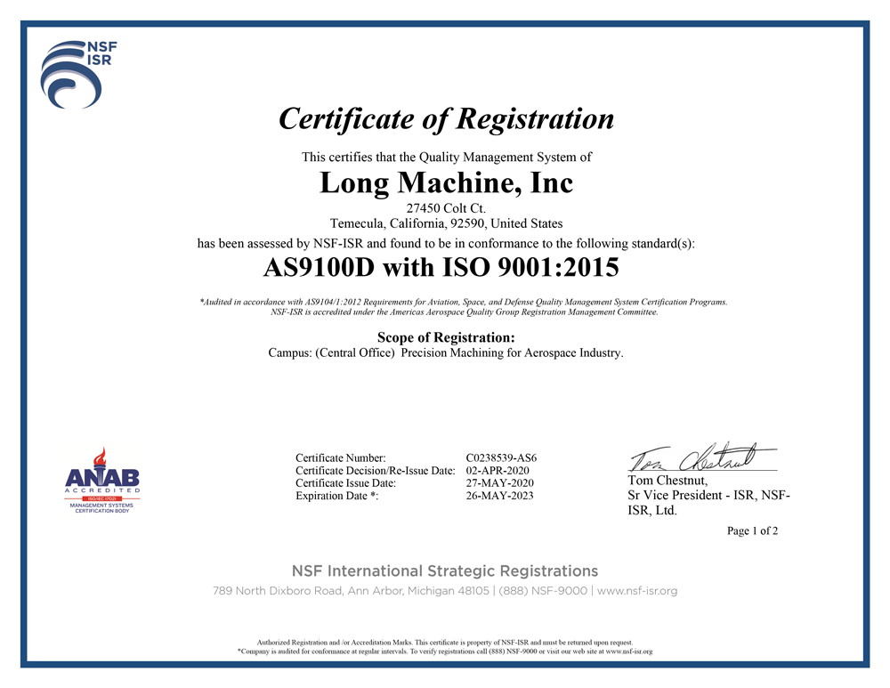 AS9100D-certification