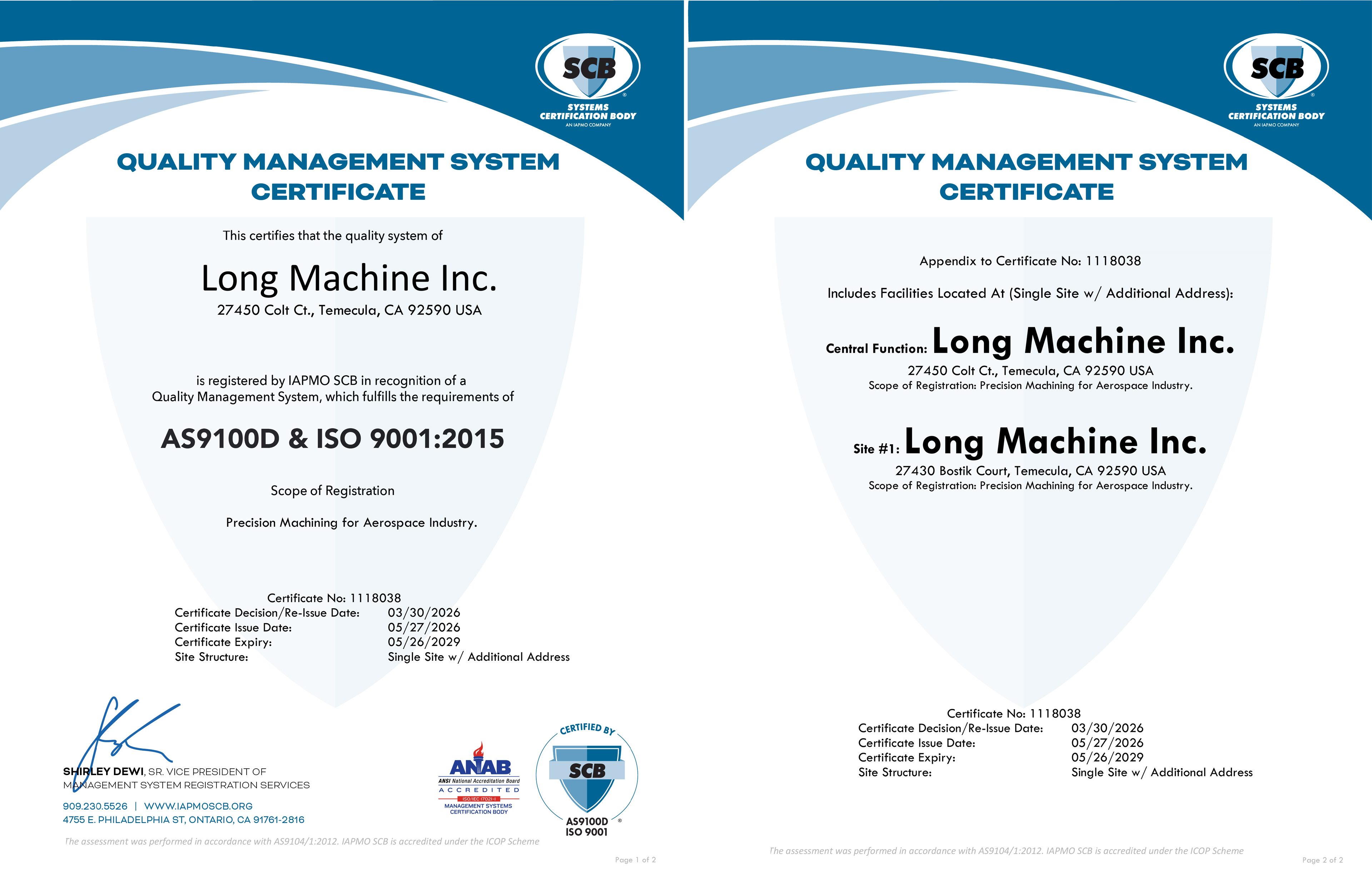 AS9100D-certification